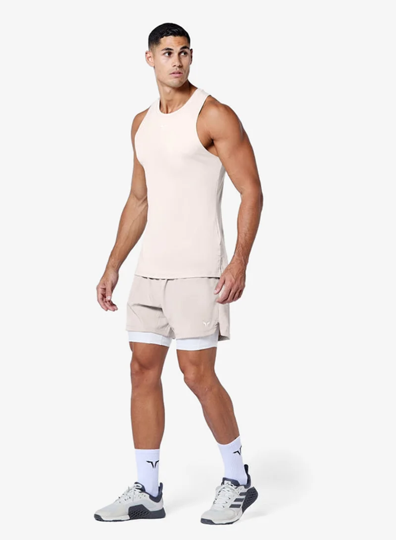 Squatwolf Silver Lining/Pearl White 5" 2In1 Foundation Shorts for Men | Best Price UAE